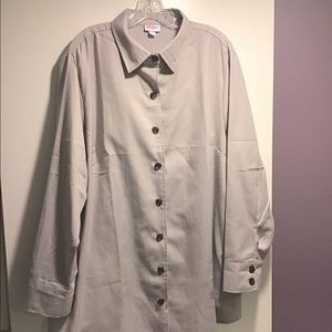 NWT LuLaRoe 2X Abagail Flannel Shirt